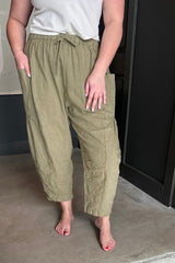 Pin Striped Loose Pants