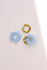 Color Me Daisy Hoop Earrings