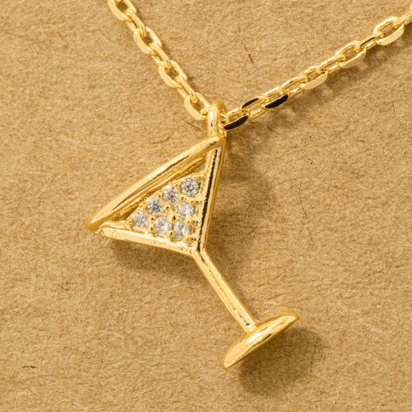 Martini Pendant Necklace