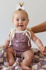 Knit Ruffle Romper | Matilda