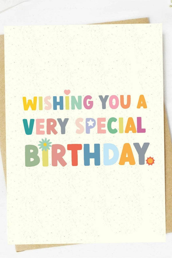 Wishing You A Very Special Birthday Card