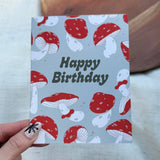 Happy Birthday Mushroom Card