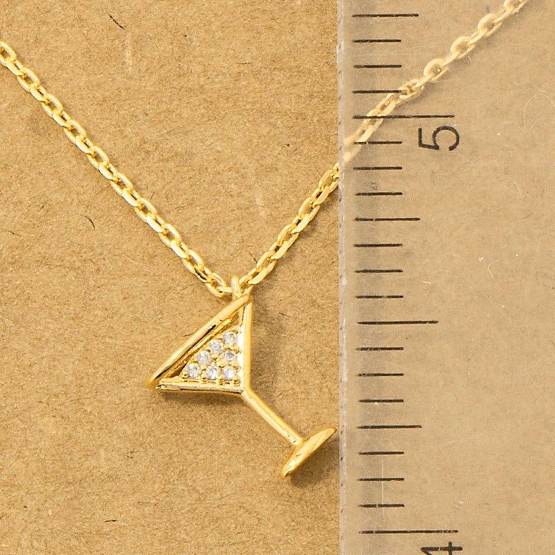 Martini Pendant Necklace