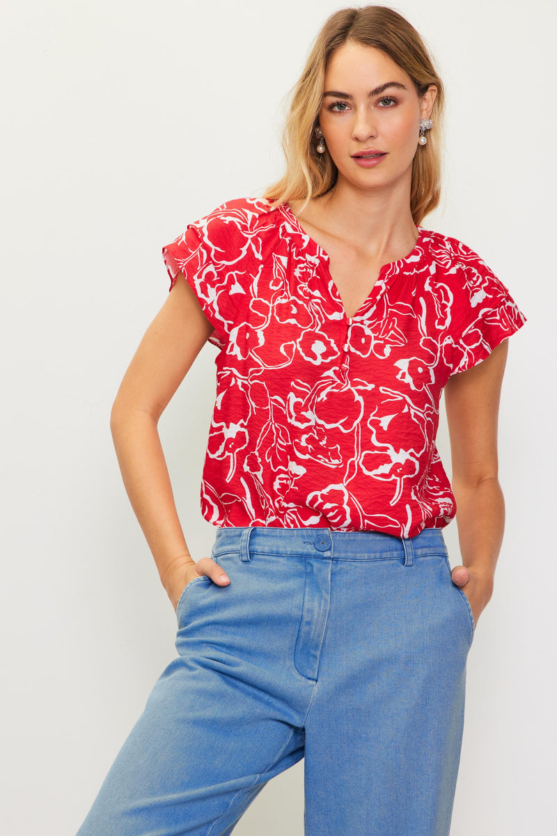 Scarlett Poppy Blouse