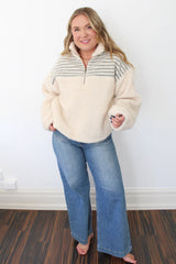 Half Zip Sherpa Pullover