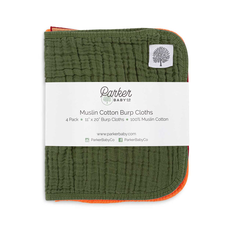 Estes Set - Muslin Burp Cloths (4 Pack)