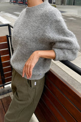 Elio Crew Neck Alpaca Sweater