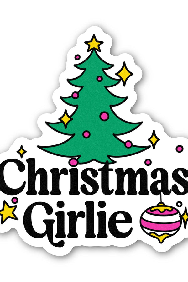 Christmas Girlie Sticker