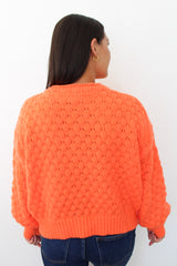 Textured Balloon Sleeve Cardigan 2 Colors!