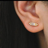 Somewhere Golden Stud Earrings