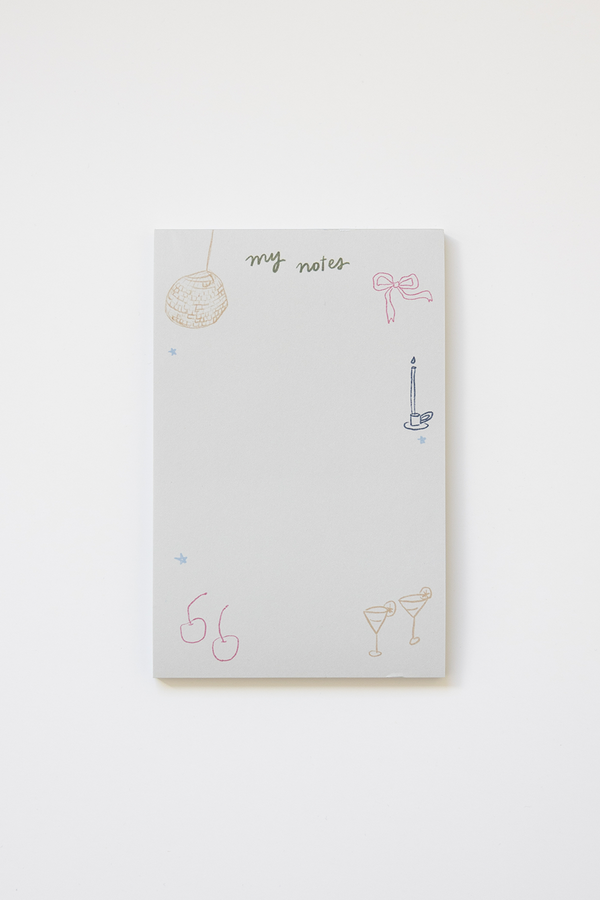 Disco Bow Notepad