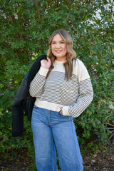 Nora Stripe Knitted Top