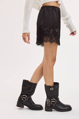 Lace Trim Shorts 2 Colors!