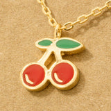 Cherry Pendant Necklace