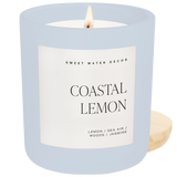 Coastal Lemon 15 oz Soy Candle