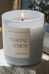 Coastal Lemon 15 oz Soy Candle