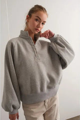 Piper Snap Button Collared Sweater