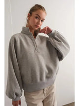Piper Snap Button Collared Sweater