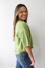 Basic Short Sleeve Sweater