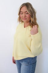 Noomi V Neck Long Sleeve Pull-Over