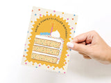 Funfetti-filled Birthday Card