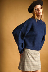 Round Neck Sweater Top