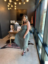 Smocked Top Maxi Dress