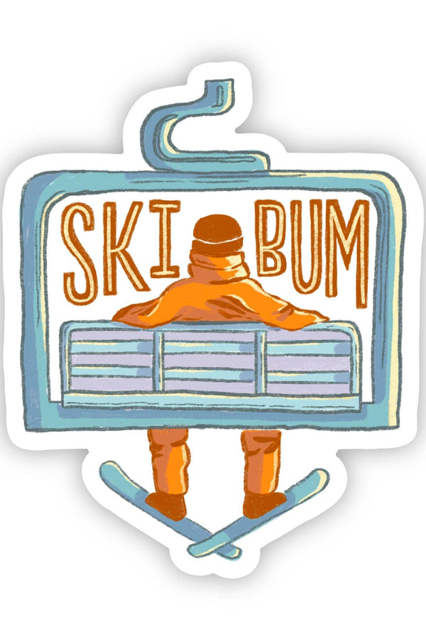 Ski Bum Sticker