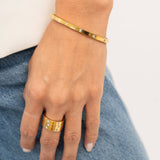 Gold Tennis Bangle