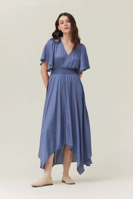Unbalanced Skirt Maxi Dress