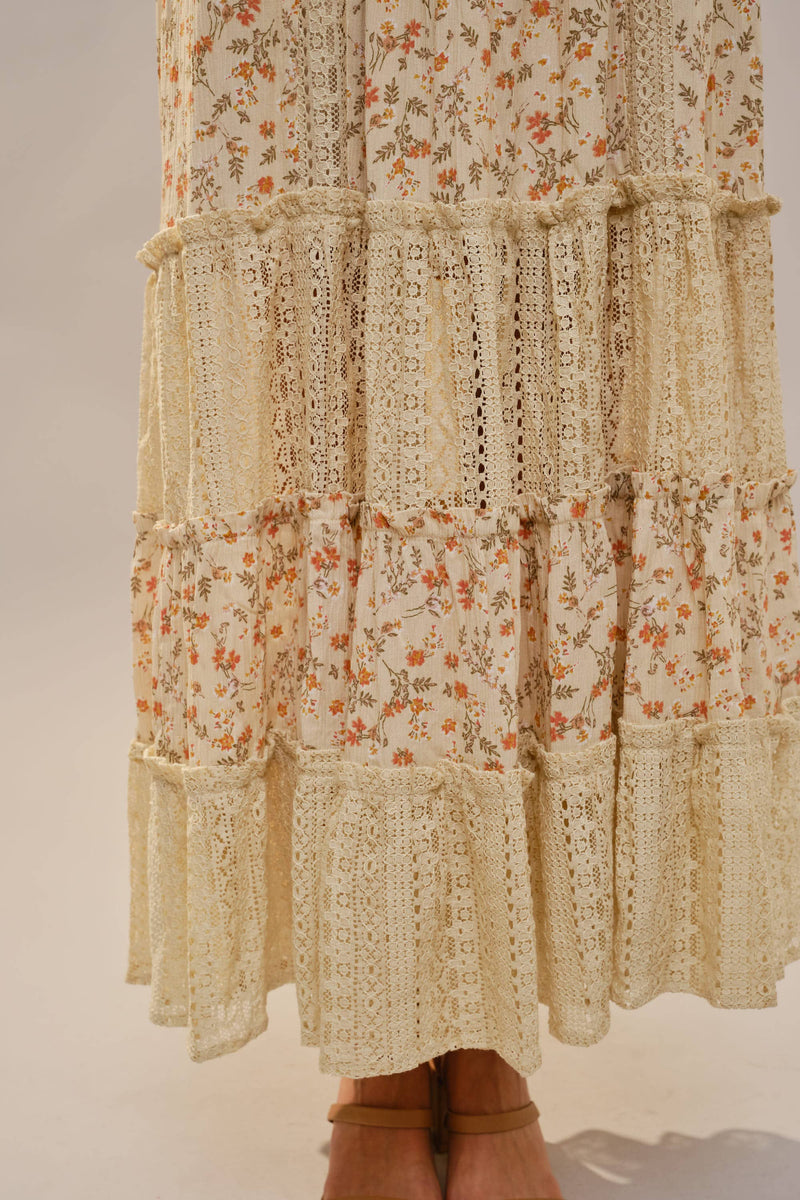 Sierra Floral Puff Sleeve Dress