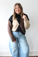 Argyle Cozy Sweater