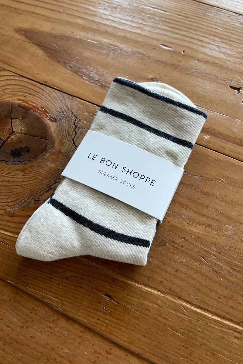 Wally Socks: Breton Stripe