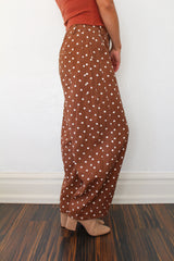 Polka Dot Barrel Pants