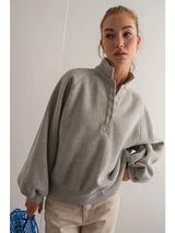 Piper Snap Button Collared Sweater