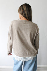 Lace Layered Sweater