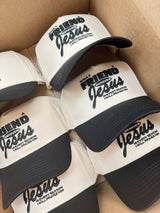 Friend in Jesus Vintage Trucker Hat