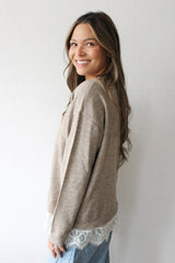 Lace Layered Sweater