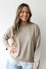 Lace Layered Sweater