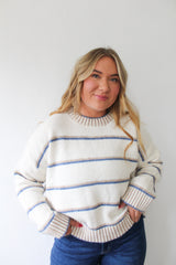 Round Neck Long Sleeve Sweater Top