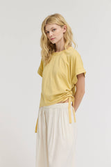 Side Scrunch Tee 3 Colors!