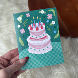 Happy Birthday Cake Card