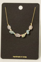 Gemstone Charm Necklace