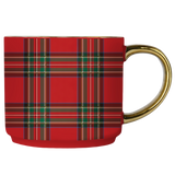 Red Plaid Coffee Mug