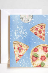 Pizza Birthday Card