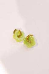 Color Me Daisy Hoop Earrings