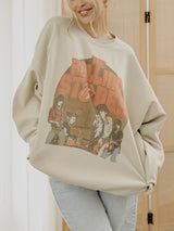 Rolling Stones Stage Circle Sand Graphic Sweatshirt