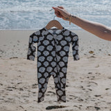 Bamboo Zip Pajamas | Seashells