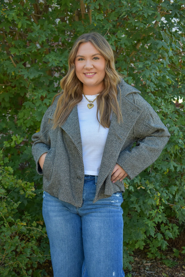 Nelly Herringbone Jacket