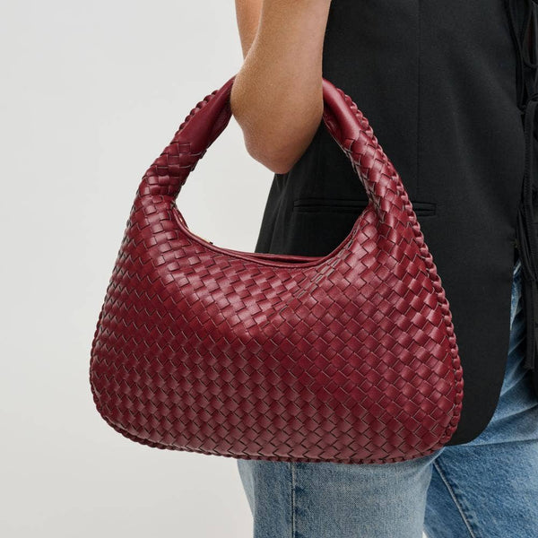 Adela Woven Hobo Purse